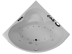 Aquatika Акриловая ванна Эпюра Аквастандарт R 140x140 cм – фотография-1